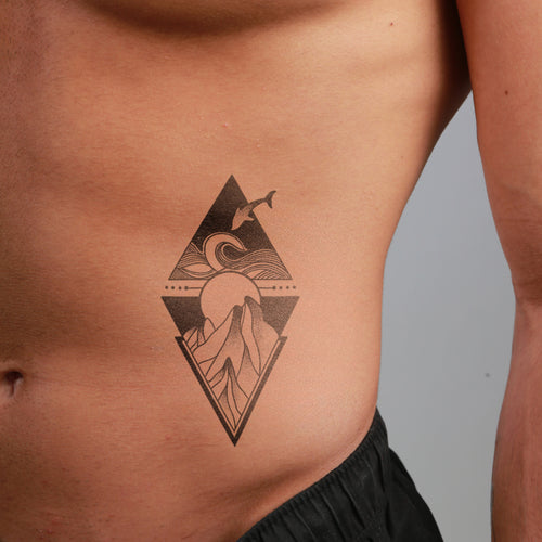 Tatuaggio di montagna