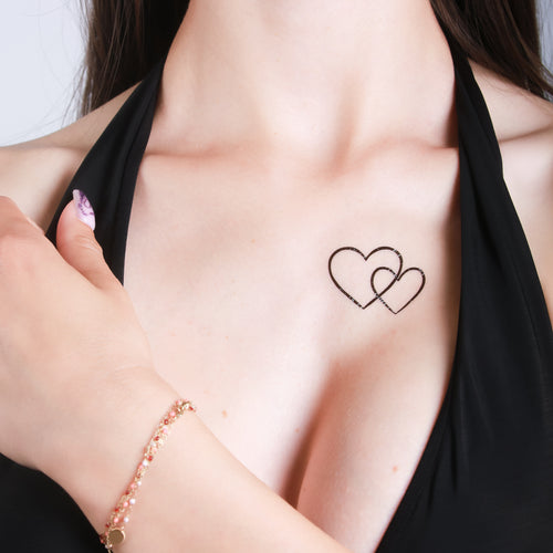Tatuaggio cuore contorno