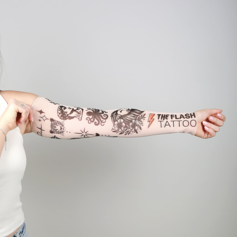 Manchette de bras anti-transfert pour tatouage éphémère