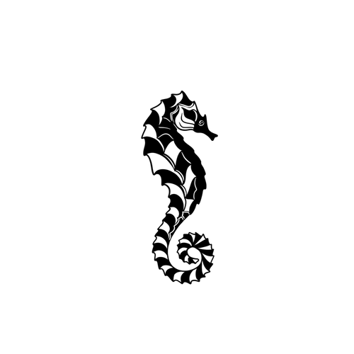 Tatuaggio con cavalluccio marino