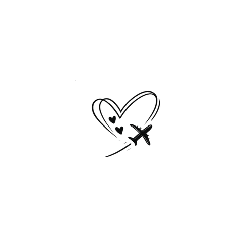 Cuore a forma di aereo