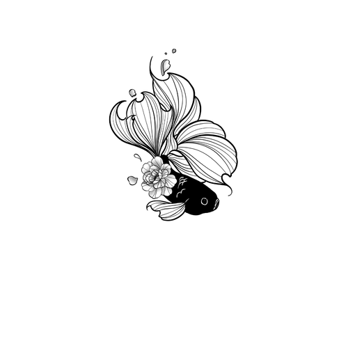 Koi floreale