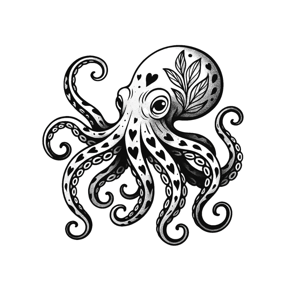 Tatouage pouple avec coeur motif original et unique pour tatouage ephemere jagua