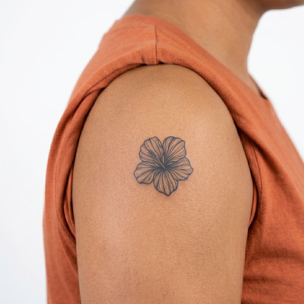 Tatuaggio con ibisco
