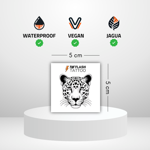 Tatouage temporaire leopard