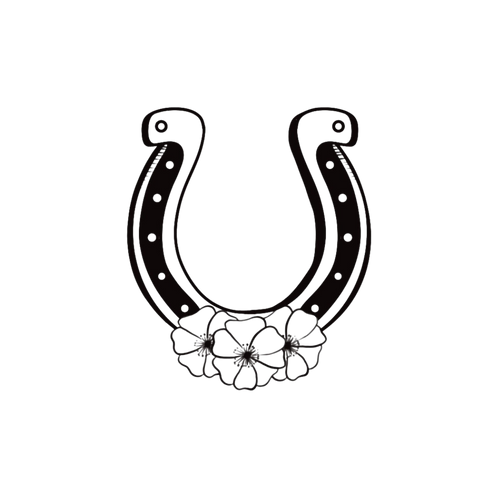 Tatouage éphémère fer à cheval