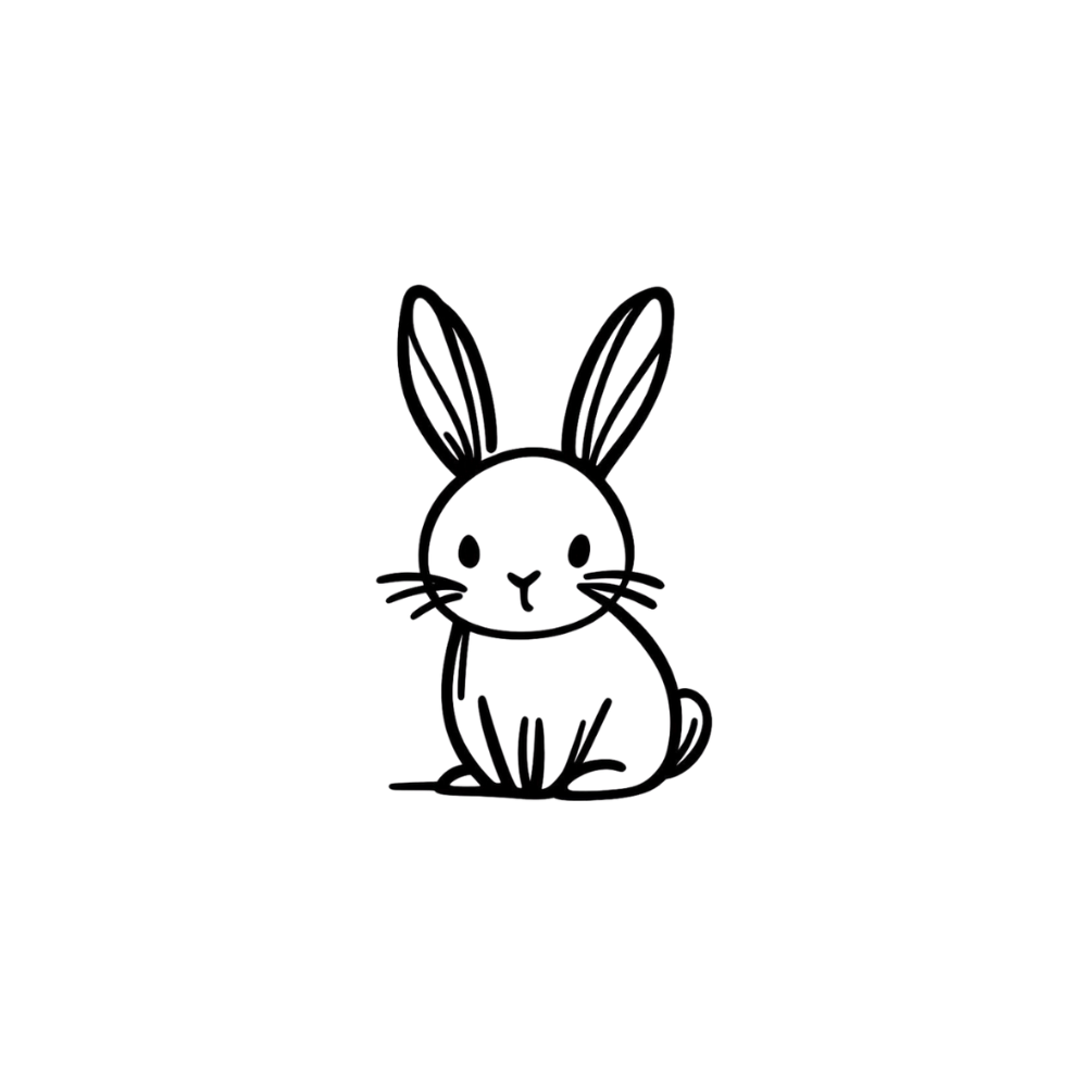 Coniglio minimalista