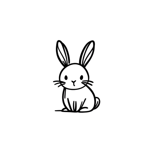 Coniglio minimalista